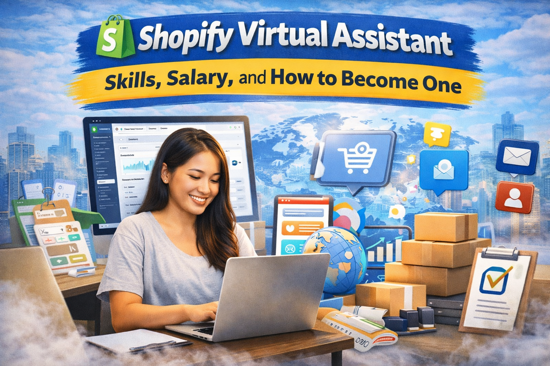 Shopify Virtual Assistant: Skills, Salary, and How to Become One