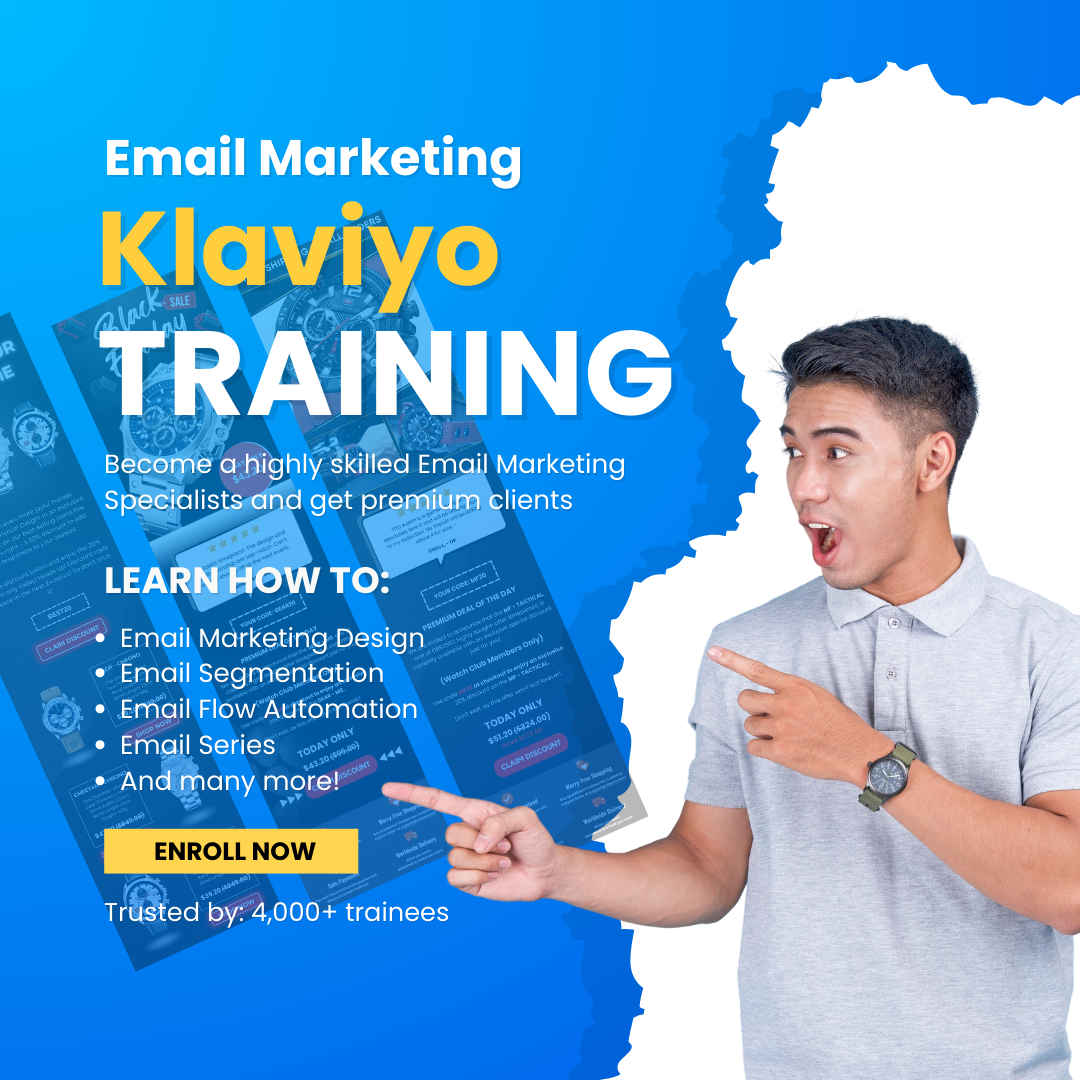 Klaviyo Email Marketing (PRE-RECORDED) with Certificate